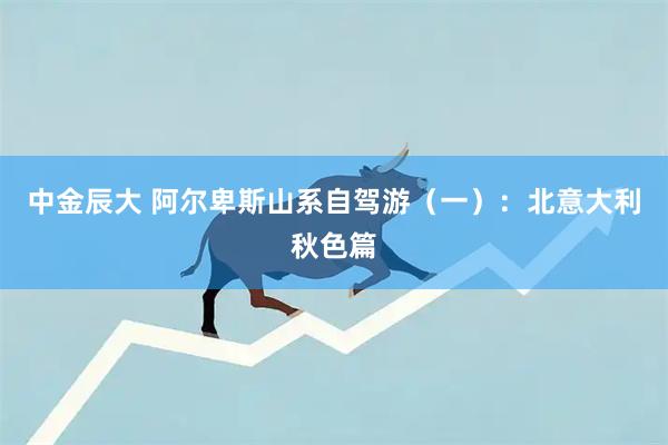 中金辰大 阿尔卑斯山系自驾游（一）：北意大利秋色篇